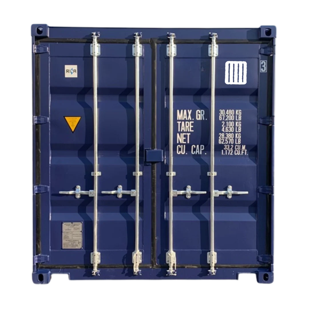 KIT set portes neuves DRY en acier CORTEN pour Containers Maritimes